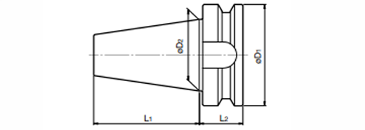 TAPER SHANK STANDARED OUTER DIAMETER DIMENTION TABLE